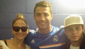 JLO se tomó una foto con Ronaldo (FOTO)