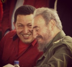 María Gabriela Chávez felicita a su “abuelo” Fidel (Foto)