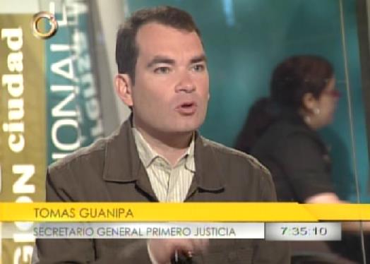 Tomás Guanipa: El Gobierno quiere desviar los problemas del país con estas persecuciones