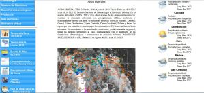 Nubosidad parcial sin precipitaciones en casi todo el país