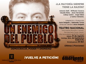 “Un Enemigo del Pueblo” llega al Teatro Nacional (Fotos)