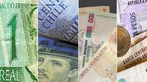 Cotizaciones de las monedas latinoamericanas frente al dólar