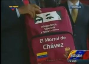 Este es el morral de Chávez (Foto + Video)