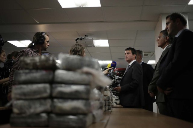 La droga fue incautada en París en el año 2013 (Foto archivo AFP)