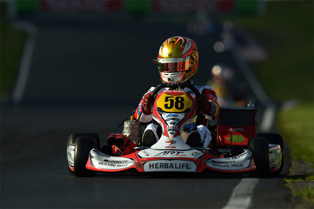 Diego Borrelli a dar la batalla en la Super Cup CIK-FIA