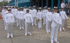 1.600 hombres de Armada Bolivariana rinden homenaje a Virgen del Valle