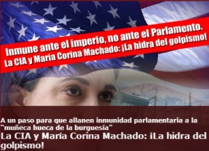 En la página de AN llaman a María Corina Machado “la muñeca hueca de la burguesía” (Imagen)