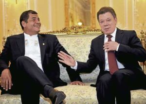 Santos quiere reunirse con Correa para tratar desequilibrio comercial en la frontera