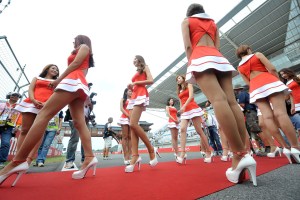 Las más “riquiquitas” del GP de F1… ¡promotoras coreanas!