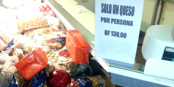 Racionan venta de quesos y delicateses importados en Margarita