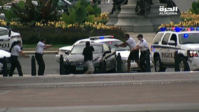 El momento del tiroteo en el Capitolio (Video)