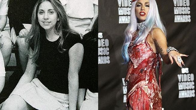 El extraño atuendo transparente de Lady Gaga (Fotos)
