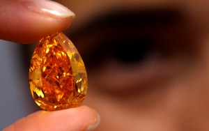 El diamante naranja más grande del mundo (Fotos)