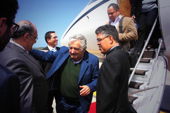 Presidente José “Pepe” Mujica llegó a Venezuela