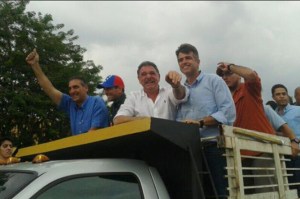 Cocchiola arranca campaña junto a Capriles contra viento y marea (Fotos)