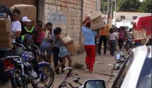 Destrozaron galpón de quincallería en El Tigre (Foto)