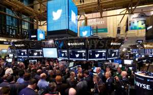 Acción de Twitter se dispara 80% en su entrada en la Bolsa