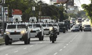 Tanquetas fueron desplegadas en varios puntos de Barquisimeto (Fotos)