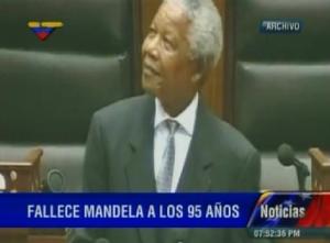 Muere Mandela… y dos horas después VTV lo informa