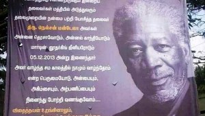Confunden de nuevo a Mandela con Morgan Freeman en la India