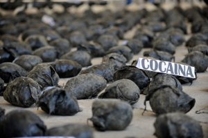 Policía de Colombia decomisa 1,2 toneladas de cocaína en los últimos días