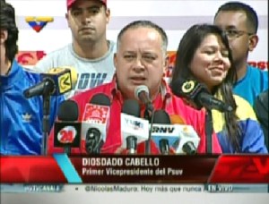 Cabello vaticina que la oposición se molestará con el CNE por los resultados (Video)