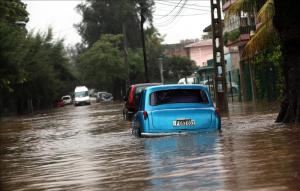 Lluvias ocasionaron 135 derrumbes en La Habana