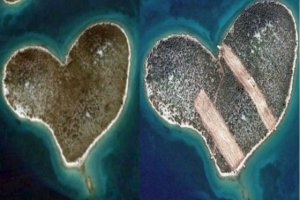 El misterio de la isla del corazón que un día se rompió (Foto)