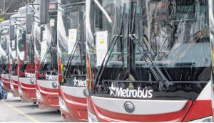 Cuatro rutas de Metrobús suspendidas este viernes