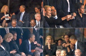 Michelle Obama no disimuló (Fotos)