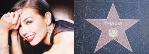 Thalía recibe su estrella en Hollywood