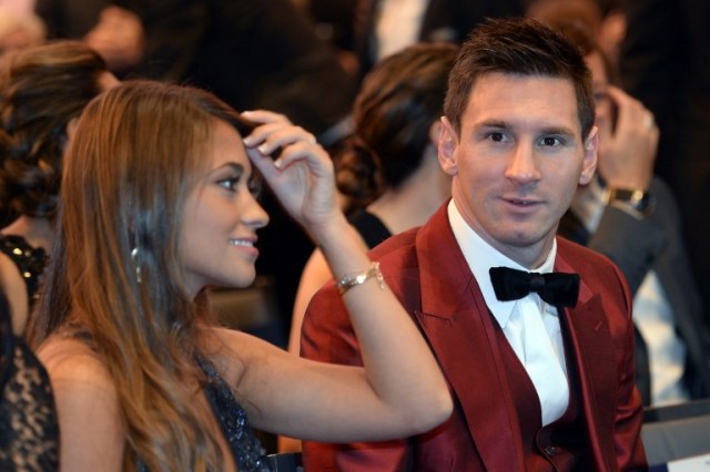Antonella Roccuzzo, esposa de Leonel Messi // Foto AFP / FABRICE COFFRINI