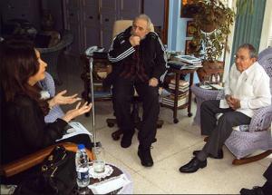 Fidel Castro almorzó con Cristina Kirchner en La Habana
