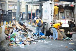 Más de 500 toneladas de basura se recolectaron en redoma de Petare