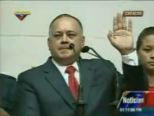 Cabello va por su tercer periodo en la AN: Juro por mi vida que haré cumplir la Constitución (Video)