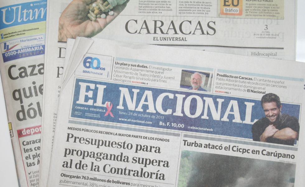 Inquietud entre los diarios venezolanos por falta de papel