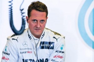 Michael Schumacher pesa menos de 45 kilos
