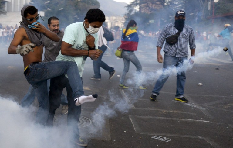 Venezuela protests on eve of Chavezs death anniversary 