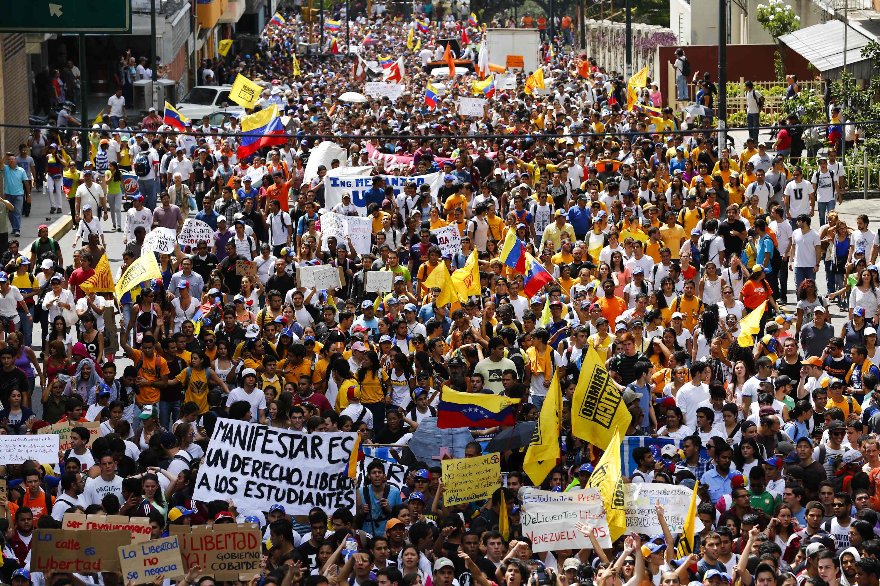 Así marchó la oposición en Venezuela (Fotos)