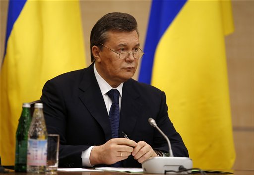 Yanukovich afirma que no fue “derrocado” y “seguirá luchando” por Ucrania
