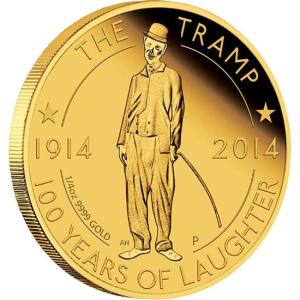 Conoce la moneda de Charlie Chaplin (Foto)