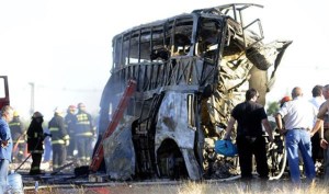 Al menos 17 muertos por choque entre camión y autobús en Argentina