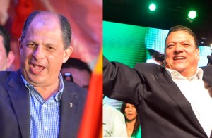 Solís y Araya van a segunda vuelta en elecciones presidenciales de Costa Rica