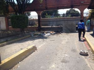 Colectivos armados tumban portón y disparan en urbanización Villas de Aragua (Fotos)