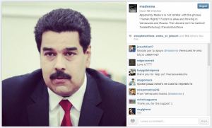 Madonna: Maduro no está familiarizado con la frase “derechos humanos”