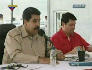 Maduro asegura que tiene a Capriles “encarriladito”