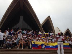 Venezolanos en Sídney se solidarizan con las marchas de estudiantes (Fotos)