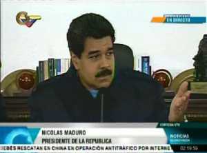 Maduro sugiere instalar Conferencia Nacional de la Paz por estados
