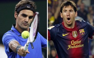 Messi y Federer se enfrentan (Video)