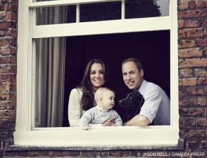 La nueva foto del príncipe George a sus ocho meses recorre el mundo